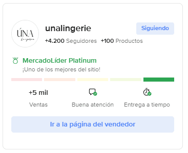 ÚNA Lingerie storefront preview